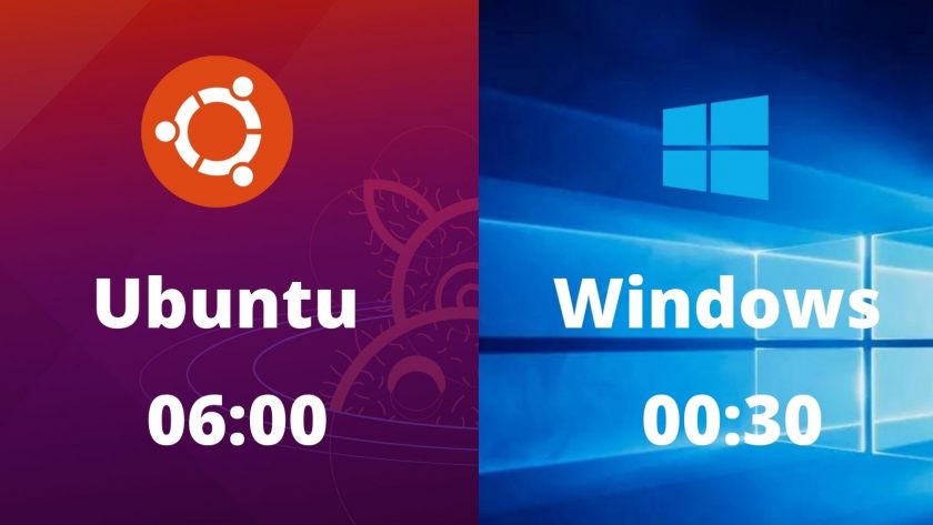 Ubuntu Windows Time difference on Dual boot